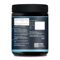 Pure Nutrition Glycine Powder | L Glycine Supplements | Amino Acid Supplement for Muscle Health, Skin, Calmness, Sleep, Relaxation Support & Recovery | Nutraceutical - 200g | Unflavored