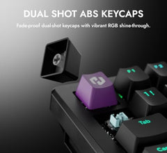 Kreo Hive 75 HE Magnetic Gaming Keyboard | 75% Layout | Hall Effect Switches | 8K Polling Rate | Rapid Trigger | Adjustable Actuation | SOCD | RGB | Type-C Wired