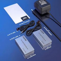 Tobo HDMI KVM Extender Cat5e/6 Rj45 60M USB HDMI KVM Switch Extension Sharing USB Mouse Keyboard Loop IR Compatible with PS-3 PS-4 X-box PC TV-TD-553H.