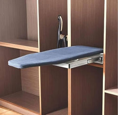 Wardrobe Pull Out Foldable Ironing Board | Built in Swivel | Rotatable Ironing Board with Channel | Press Table for Clothes | Space-Saving Ironing Boards for Home