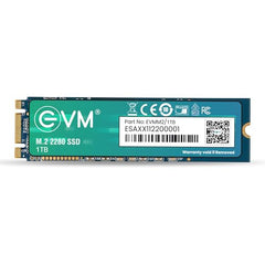 EVM 1TB M.2 SATA SSD 2280 | Internal SSD | Up to 550MB/s Read 370MB/s Write | Laptop Desktop Upgrade Storage | 5 Year Warranty (EVMM2/1TB)
