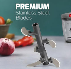 Plastic Manual Vegetable Chopper for Kitchen, Vegetable Cutter for Kitchen, Onion Cutter, Onion Chopper (Multi Colour) (1000 ml) (Gray)
