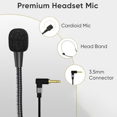DIGIMORE 10W Voice Amplifier for Teachers w/Wired Headset Mic | 12Hrs Battery | BT 5.4 | in-Built Noise Reduction | Speaker for Tour Guides, Yoga, Announcements, Schools & Colleges (D-1200)
