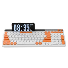 Zebronics Keypad X3 Wireless Keyboard, 102 Keys, 12 Multimedia Keys, 2.4GHz + BT, UV Coated Keycaps, Mobile & Tablet Holder, ₹ Rupee Key, Retractable Stand, USB Nano Receiver (Midnight Black)