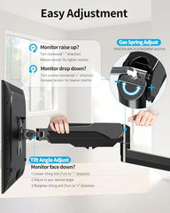 MOUNTUP Single Monitor Wall Mount for Max 32" Screen, Holds up to 19.8lbs