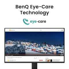 BenQ GW2491 24inch (60.45 cm) FHD IPS Eye-Care Monitor|100Hz| 99% sRGB| 1920x1080| HDMI| DisplayPort| Ultra Slim Bezel| TUV-Certified| Flicker-Free|B.I.| Low Blue Light Plus (Black)