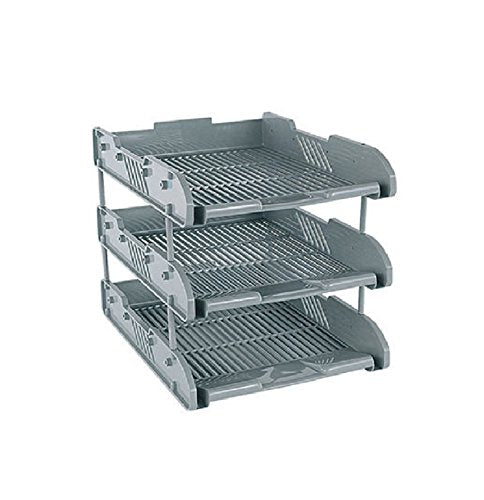 SYGA 3 Layer Enhanced Office Rack Double File Management Rack File Storage Disk Data