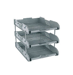 SYGA 3 Layer Enhanced Office Rack Double File Management Rack File Storage Disk Data