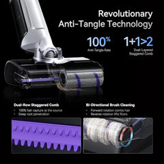 NARWAL S20 Smart Cordless Vacuum Mop – Advanced Wet and Dry Floor Cleaner with 18,000Pa Suction Power, 60-Minute Battery Life, AI Dirt Detection, and Self-Cleaning System