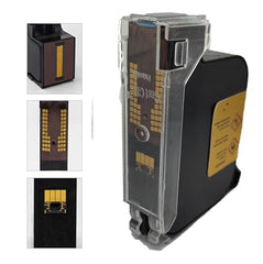 BP BLUE POWER 2590 W3T10B Inkjet Printer Cartridge (Black 2590 Solvent Print Cartridge) Black Ink Cartridge. 12MM-A