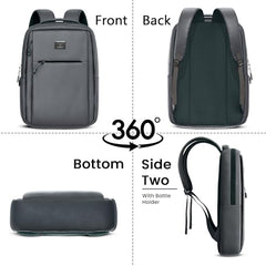 REDHORNS Waterproof 15.6-Inch Laptop Backpack for Unisex Travel Laptop Bag For Office Bag School Bag College Bag Business Bag - Black