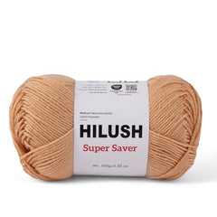 HILUSH Supersaver,Poly Yarn Supersoft Hand Knitting Wool Ball,(1 Ball/100 Gram Each)Ball Suitable For Craft,Crochet,Amigurumi,Embroidery,Toys,Garments,Flowers And Hobby Projects,2 Fine,Shade No(Black)