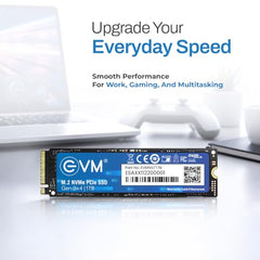 EVM Internal SSD Interface PCle Gen 3x4 Fast Performance, Ultra Low Power Consumption NVME PCIe SSD (EVMNV/256GB, Black, 256GB)