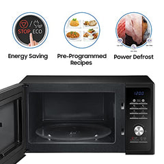 Samsung 28L Multi Spit, Convection Microwave Oven (MC28A6035QS/TL, Silver, Various Cooking Modes, Eco Mode, Hotblast, Crusty Plate, Wire Rack, Slim Fry, Ceramic Enamel Cavity with 10 year warranty)