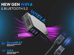 SKULLSAINTS Agni Mini PC – Vibrant LCD Screen, M.2 SSD, Mini Tower with RGB Lights, WiFi 6, 4K UHD, Dual LAN for Home and Office (16+512, 13th Gen N150)