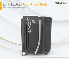 Whirlpool 8 kg 5 Star Semi-Automatic Top Loading Washing Machine (MAGIC CLEAN 8.0 GREY DAZZLE,2x Drying Power)