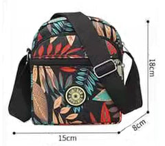 MOMISY Women Mobile Messenger Bag Ladies Casual Tote Nylon Shoulder Cross Body Long Strap Travelling, Work