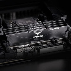 TeamGroup T-Force Vulcan 16GB 6000MHz (6000MT/s) CL38 Black DDR5 UDIMM Desktop Gaming Memory, Metal Heatsink, ECC, XMP 3.0/AMD Expo, Compatible with Intel/AMD CPU, High Performance, Low Latency RAM