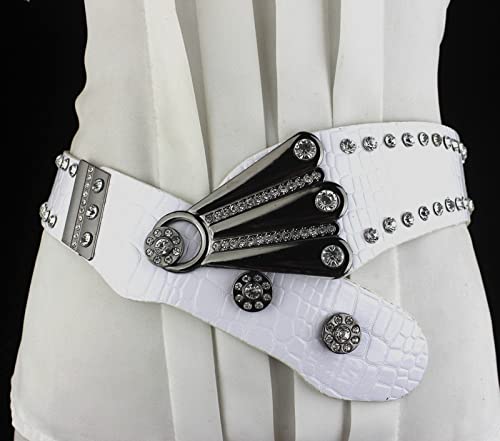 SYGA Women Waist Belt Fashionable Waist Belt for Girls 80-100cm Retro Ladies Waist Belt For Jeans Short & Long Dress Skirt Sweater Shirt -Black