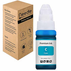 Needle GI 790 Ink Refill for Canon Pixma G1000 G1010 G2000 G2010 G3000 G3010 G4000 G4010 G4085 - Magenta 500gms with Empty Bottle & Funnel - Compatible Ink for Canon GI 790