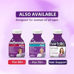 Wellwoman Multivitamin Capsules for Women (2 Months Pack) | Advanced Vitamin & Mineral Formula with Evening Primrose Oil, Starflower Oil & Micronutrients | Daily Multivitamin & Nutritional Supplement | Gluten Free | 60 Capsules | 950mg Per Capsule