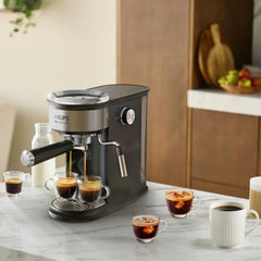KRUPS Simply Brew Compact 5 Cup Coffee Maker: Stainless Steel Design, Pause & Brew, Keep Warm, Reusable Filter, Drip-Free Carafe