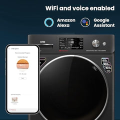 IFB 11 Kg 5 Star, DeepClean®, AI Powered, WiFi, Fully Automatic Front Load Washing Machine (EXECUTIVE PLUS BXN 1114KH, PowerSteam®, 9 Swirl, Steam Refresh, Inbuilt Heater, Eco Inverter, Black VCM)