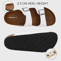 Centrino Sandals for Men | Berkin-Style Slip-On Casual Sandal with Open Toe Design |Lightweight On-Grip Sole for Outdoor Wear|Men Open Toe Buckle Strap Sandals| Summer Slip-On Slipper|Perfect For Monsoon Rainy Season NAVY 13 UK(7313)