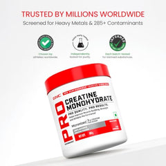 GNC Creatine Monohydrate PRO Performance Powder | 3g, Micronized | 100g | UK's Informed Choice Certified, Unflavoured