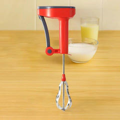 SUPERMOM Hand Blender 1 Pc – Manual Multipurpose Handheld Blender with Stainless Steel Whisk for Coffee, Egg Beating, Churning, Cream and Milkshake, Compact and Easy to Clean Mixer for Kitchen Use