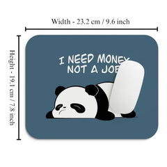 SHERISH Cute Cat (I'm OK) Mouse Pad for PC & Laptop – Waterproof Desk Mat with Funny Cartoon Cat Design, Smooth Cloth Surface & Non-Slip Rubber Base Ideal for Office, Work from Home & Gaming 19x23 cm