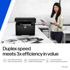 HP 323dnw Auto Duplex WiFi Laser Printer (New Launch), Print Scan Copy, LCD Display, 30 PPM, 256 MB Memory, Black
