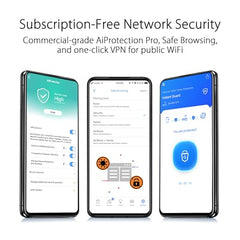 ASUS ZenWiFi BT6 Tri-Band WiFi 7 Mesh, 9.4 Gbps, 3000 sq.ft. (1pk), 2.5G WAN Port, Security and Parental Controls Included, Smart Home Master SSIDs, 4G & 5G Mobile Tethering