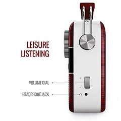 Saregama Carvaan Mini 2.0 Marathi (Sadabahar Gaani) - Music Player with Bluetooth/FM/AM/AUX (Sunset Red)