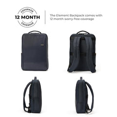 MOKOBARA Element 16L Laptop Backpack 14 Inch Office Travel Black