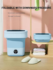 Portable Washing Machine, 16L Mini Washing Machine With Spin Basket, Small Portable Washer Machine Suitable for Underwear Small Clothes Dryer Deep Cleaning PL2