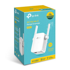 TP-Link RE205 AC750 Universal Wireless Dual Band Range Extender, Broadband/Wi-Fi Extender, WiFi Booster/Hotspot with Ethernet Port, 2 External Antennas, Plug and Play, Smart Signal Indicator, 750Mbps