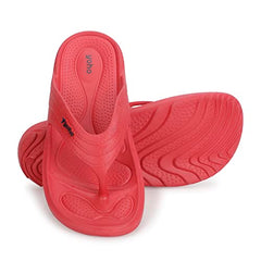 Yoho Drizzle Soft Slippers for Women, Mild Acupressure, Lightweight, Anti Skid & Slip, Diabetic Footwear for Woman, Home Wear Bathroom Chappal for ladies | Waterproof Monsoon & Rainy Footwear | Pastel Lavender - UK 5