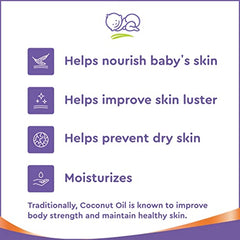 Himalaya Baby Massage Oil 200ml | All-round growth | Strong Bones & Muscles | Ashwagandha, Country Mallow & Aloe Vera | No.1 Dr. Recommended Brand| Vitamin E | 99% NOI | Mineral oil free