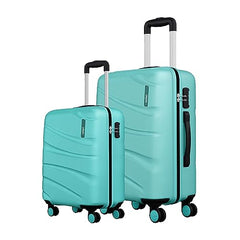 Safari 3Pc Polycarbonate Persia Set-55+65+77 Cms Small, Medium & Large Size (Cabin & Check-in) 8 Wheels Luggage/Speed_Wheel Suitcase/Trolleys (Pearl Blue)