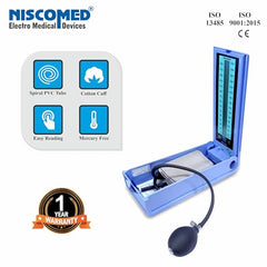 NISCOMED PW-216 Digital Mercury BP Apparatus (Mercury-Free) for Doctor & Clinic Use | Manual Blood Pressure Monitor with Vertical LCD Scale | Accurate & Durable
