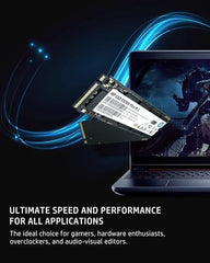 HP EX900 Plus 512GB NVMe SSD - GEN 3.0 X 4 PCIe 8Gb/s 3D NAND M.2 Cache Internal Solid State Drive Up to 2000 MB/s - 35M33AA#ACJ with 5 Year Warranty