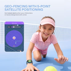 boAt Sailor Nav Kids Smartwatch with 2-Way Video & Voice Calling, Real Time Location Monitoring via Google Maps, Geofencing, 4G SIM Compatible, Parental Control, SOS, Smartwatch for girls (Fairy Pink)