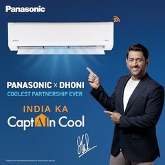 Panasonic 2.0 Ton 5 Star Premium Wi-Fi Inverter Smart Split AC (Matter Enabled, Higher Airflow, Copper Condenser, 7in1 Convertible, True AI, 4-Way, PM 0.1 Filter, CS/CU-NU24AKY5W, White)