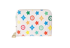 SYGA Card Bag Multi-Card Business Card Bag Zipper Coin Purse Card Holder Supports(Star-White-Style-9)