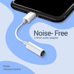 REDTECH One Plus Original C to 3.5mm Audio Adapter 2 Pcs | Type-C to AUX Headphone Jack Dongle with DAC Chip | Right Angle Connector | Compatible with Mi, iqoo, Vivo, iPad Pro | Black