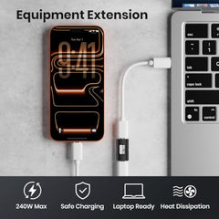 Verilux® 2 in 1 USB-C to 3.5 mm Audio & PD 60W Charging Adapter