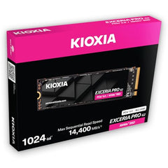 KIOXIA EXCERIA PRO G2 1TB NVMe SSD, up to 14,400MB/s R, 5Y Warranty, PCIe Gen5 NVMe M.2 (2280) | Internal Solid State Drive (SSD) | Best for AI Computing and Gaming