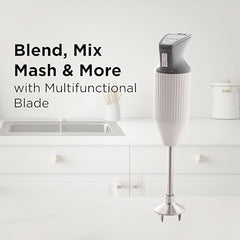 BOSS E111 Portable Hand Blender 180 Watt | Easy to Clean and Store | ISI-Marked, Blue