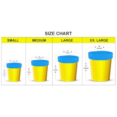 Shalimar Premium Scented Garbage Bags | Medium 19 X 21 Inches | 120 Bags (30 Bags X 4 Rolls) | Lavender Fragrance | Dustbin Bag/Trash Bag | (Blue) - Perforated Box for Easy Dispensing